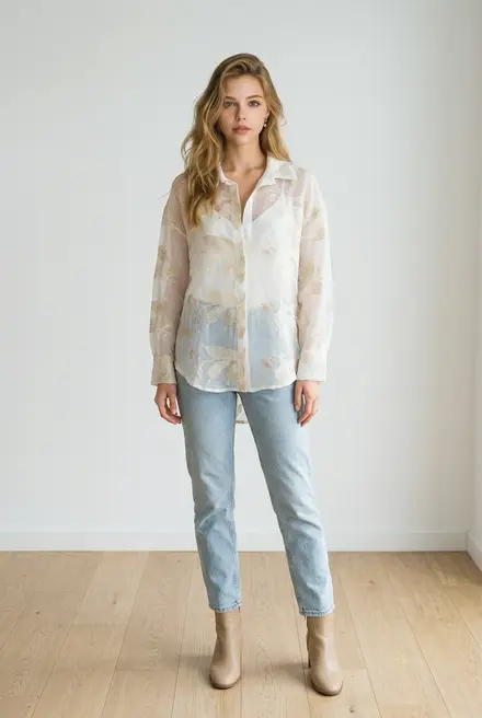 Garde-robe - Blouse - Ecru