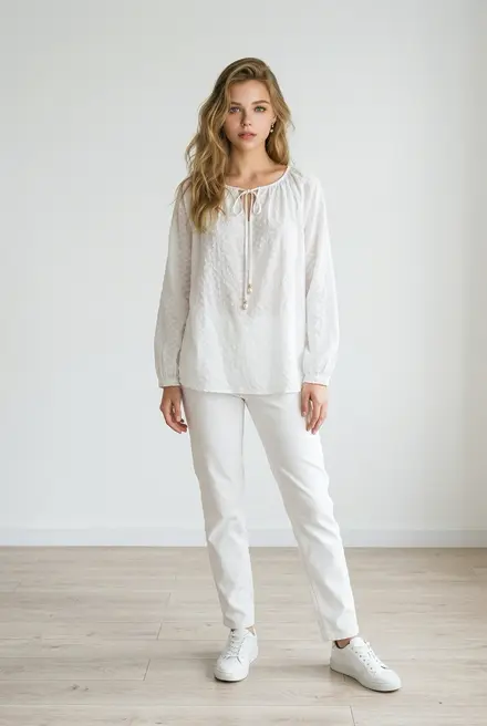 Garde-robe - Blouse - Ecru