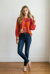 Garde-robe - Blouse - Oranje