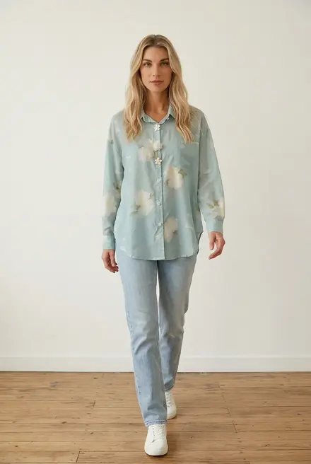 Garde-robe - Blouse - Munt