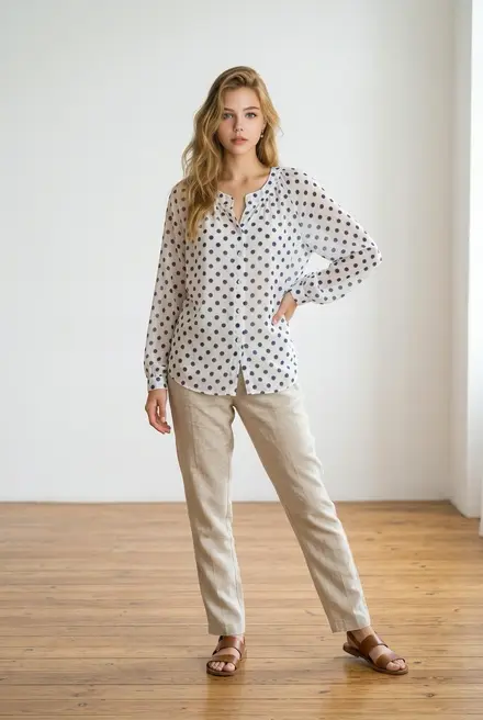 Garde-robe - Blouse - Marine
