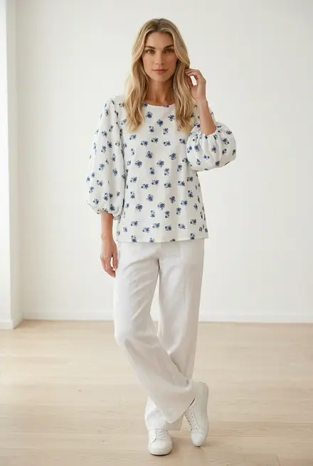 Garde-robe - Blouse - Blauw