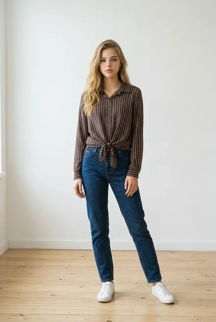 Garde-robe - Blouse - Bruin