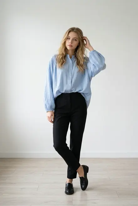 Garde-robe - Blouse - Blauw