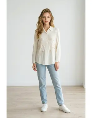 Garde-robe - Blouse - Ecru