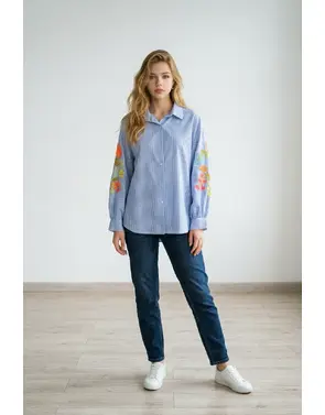 Garde-robe - Blouse - Blauw