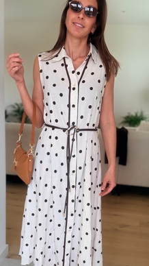 Local Soul: The Marla Polka-Dot Linen Dress - Spring 2026 