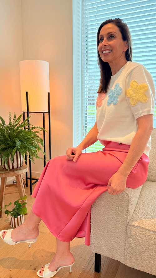 Frisse Voorjaarslook: Top met 3D Applicaties