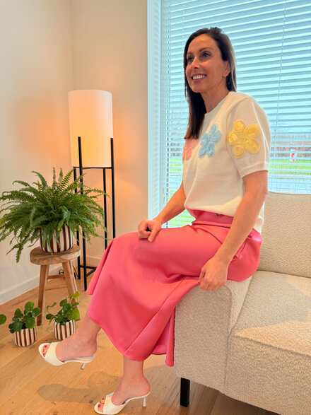 Frisse Voorjaarslook: Top met 3D Applicaties