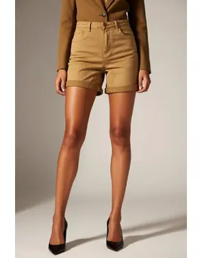 Garde-robe - Short - Camel