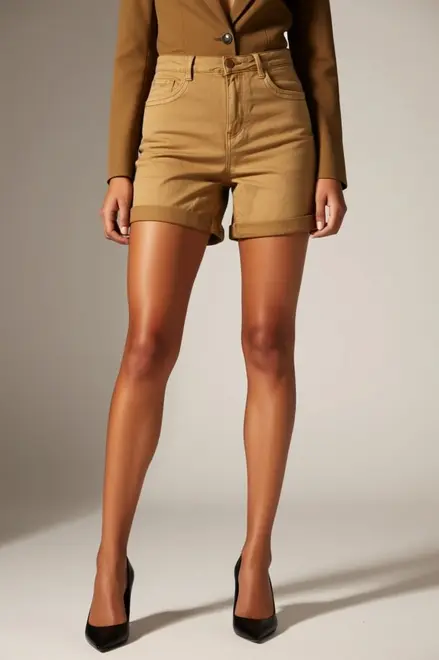 Garde-robe - Short - Camel