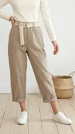 Garde-robe - Lange Broek - Taupe