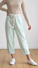 Garde-robe - Lange Broek - Munt