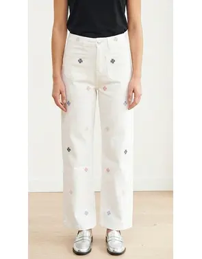 Garde-robe - Lange Broek - Ecru