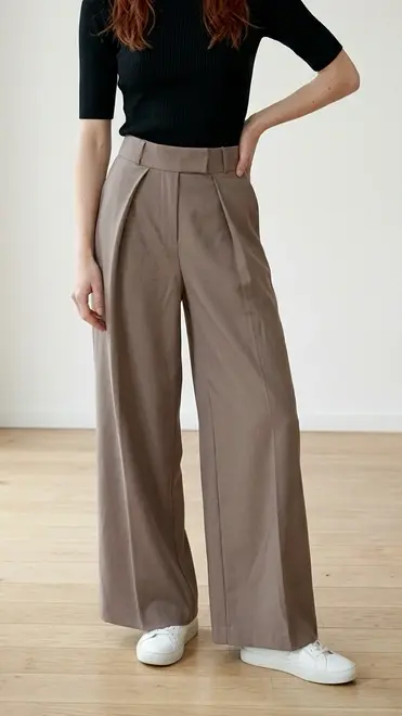 Garde-robe - Lange Broek - Taupe
