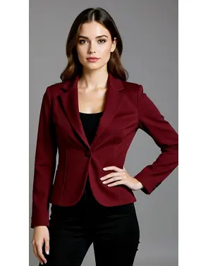 Amelie & Amelie - Blazer - Bordeaux