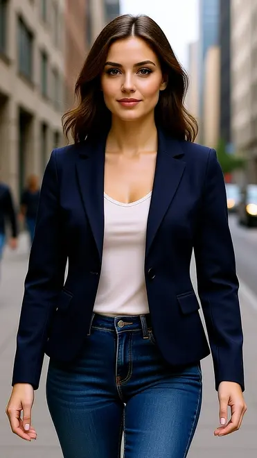 Amelie &amp; Amelie - Blazer - Marine
