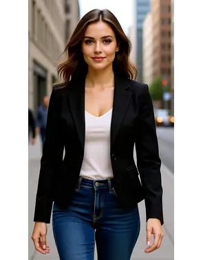 Amelie & Amelie - Blazer - Zwart