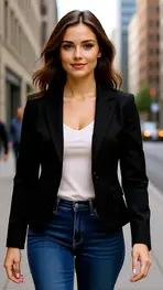 Amelie &amp; Amelie - Blazer - Zwart