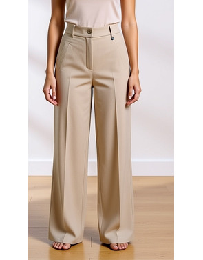 Amelie &amp; Amelie - Lange Broek - Beige