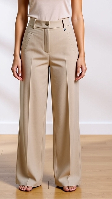 Amelie &amp; Amelie - Lange Broek - Beige