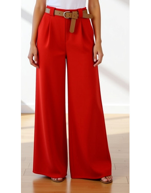 Garde-robe - Lange Broek - Rood