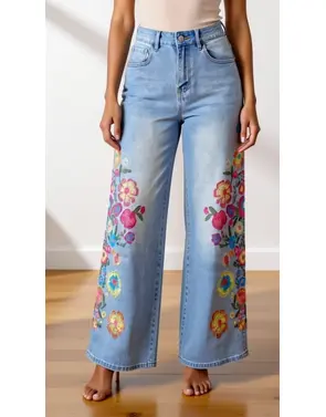 Garde-robe - Lange Broek - Jeans licht