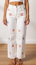 Garde-robe - Lange Broek - Wit