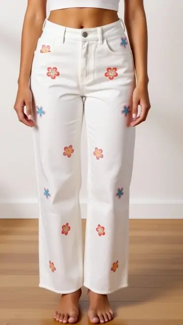 Garde-robe - Lange Broek - Wit