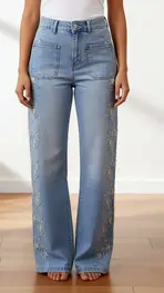 Garde-robe - Lange Broek - Jeans licht