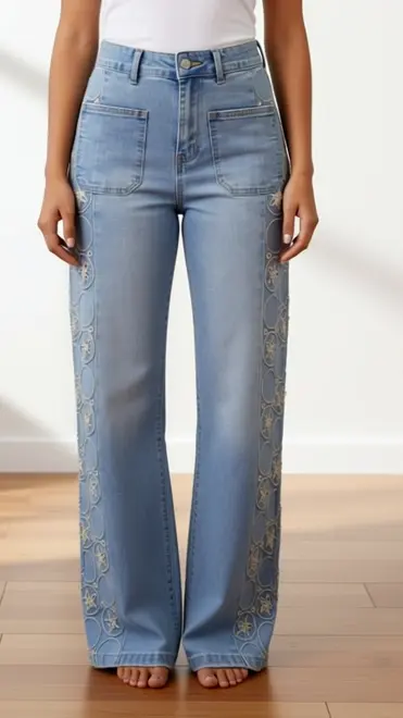 Garde-robe - Lange Broek - Jeans licht