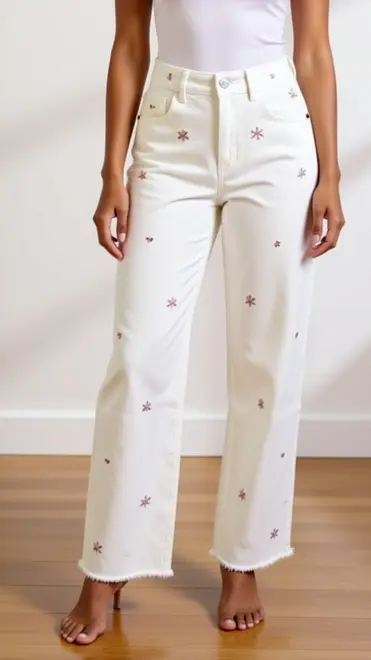 Garde-robe - Lange Broek - Wit