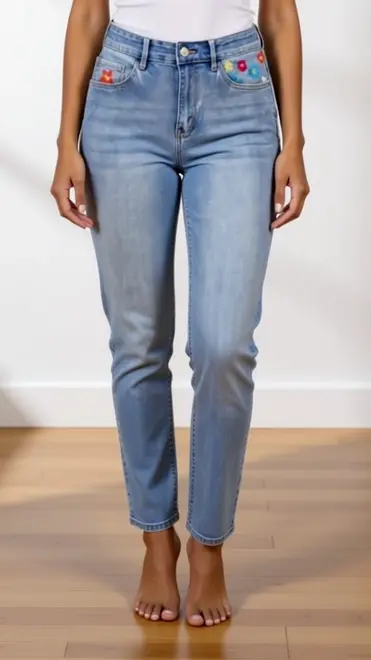 Garde-robe - Lange Broek - Jeans licht