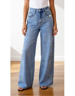 Garde-robe - Lange Broek - Jeans licht