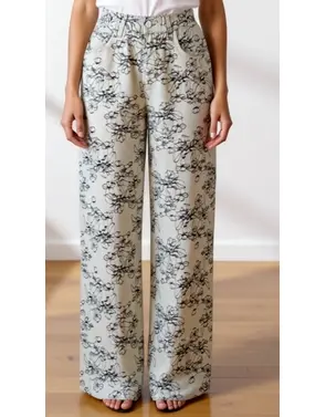 Garde-robe - Lange Broek - Zwart-beige