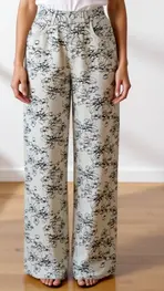 Garde-robe - Lange Broek - Zwart-beige