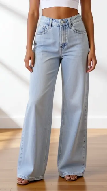 Garde-robe - Lange Broek - Jeans licht