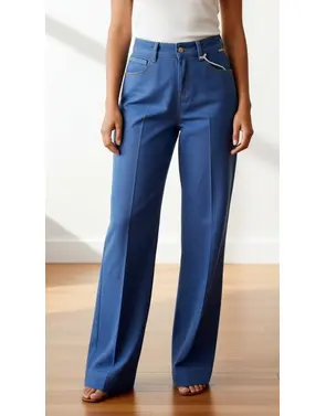 Red Button - Lange Broek - Blauw