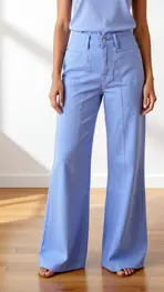 Garde-robe - Lange Broek - Blauw