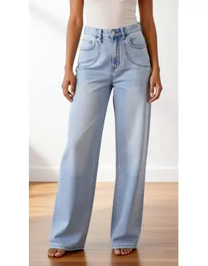 Garde-robe - Lange Broek - Jeans licht