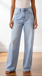 Garde-robe - Lange Broek - Jeans licht