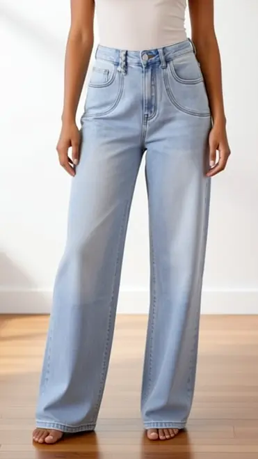 Garde-robe - Lange Broek - Jeans licht