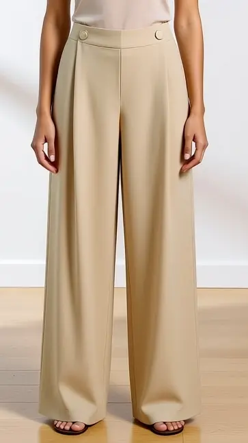 Amelie &amp; Amelie - Lange Broek - Beige