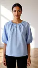 Free/quent - Blouse - Blauw