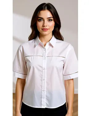 Amelie &amp; Amelie - Blouse - Wit