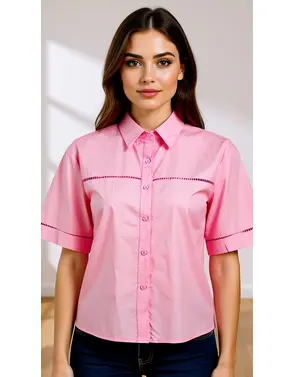 Amelie &amp; Amelie - Blouse - Roze