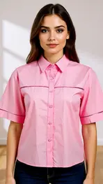 Amelie &amp; Amelie - Blouse - Roze