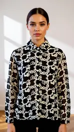 Garde-robe - Blouse - Zwart