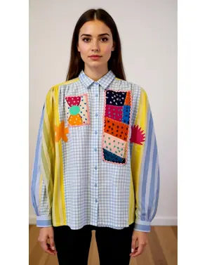 Garde-robe - Blouse - Blauw