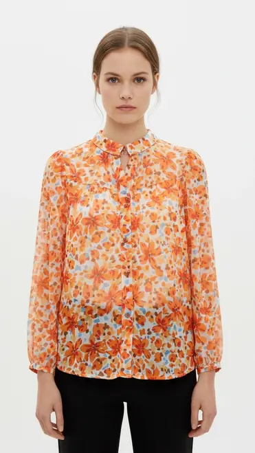 Garde-robe - Blouse - Oranje